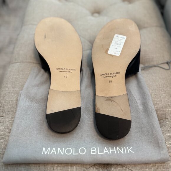 Manolo Blahnik Flat Sandals - Picture 7 of 9